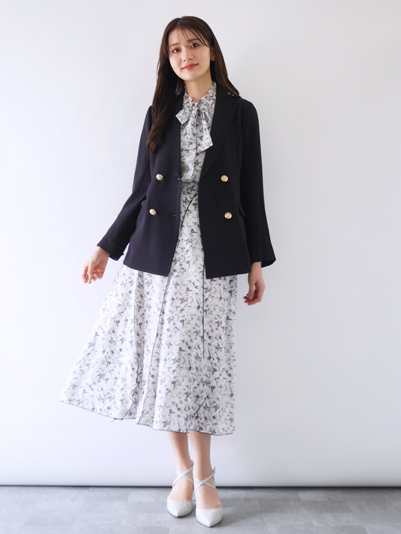 プリントメローハギフレアースカート