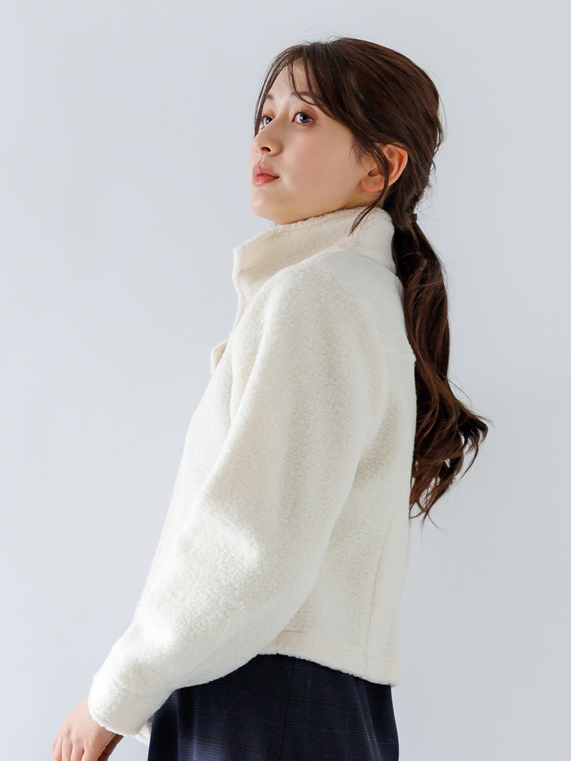 【50%OFF】ブークレージップアップブルゾン