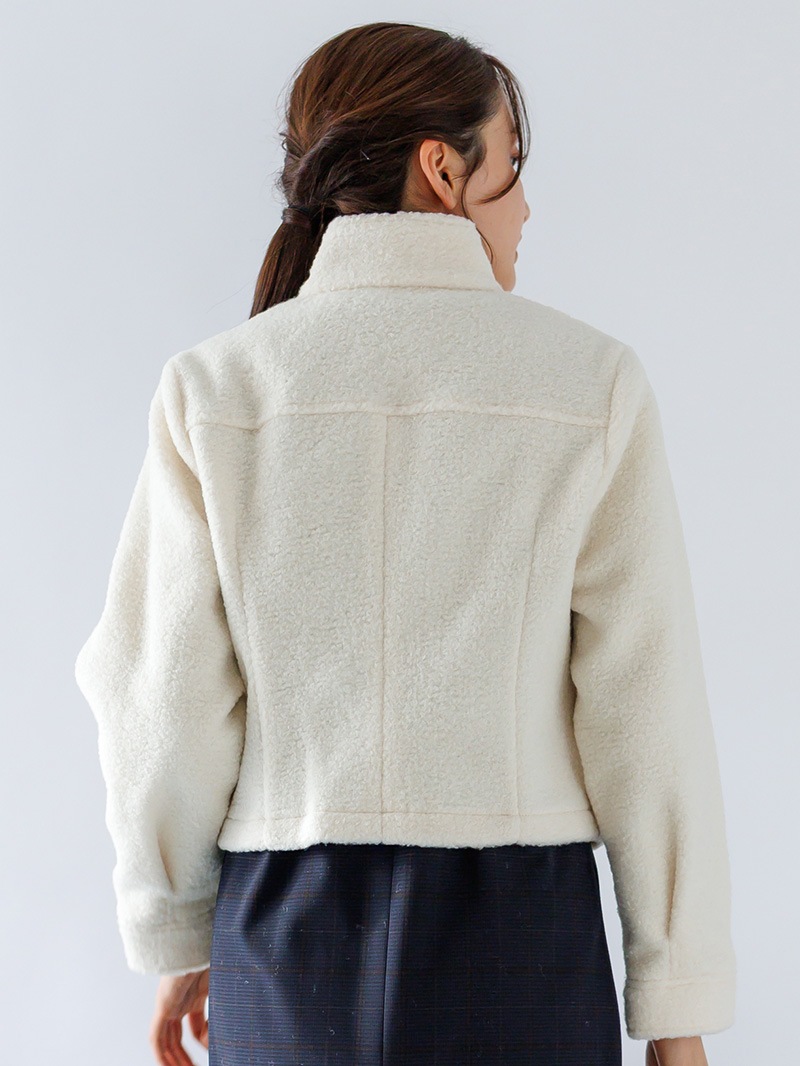 【50%OFF】ブークレージップアップブルゾン