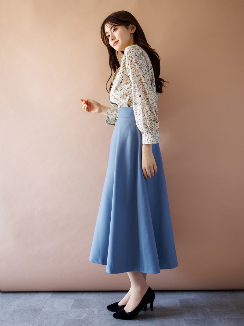 綿プリントボウタイブラウス｜KarLParkLane Style ONLINE SHOP