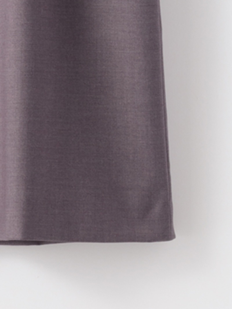 マイクロT/Rギャバストレッチウォッシャブルタイトスカート（ネイビー）