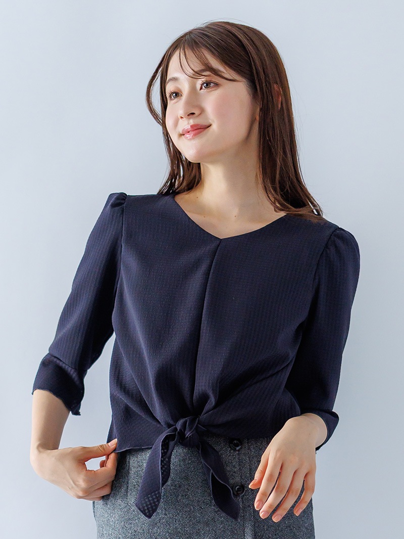 【40%OFF】裾しばりカットソー