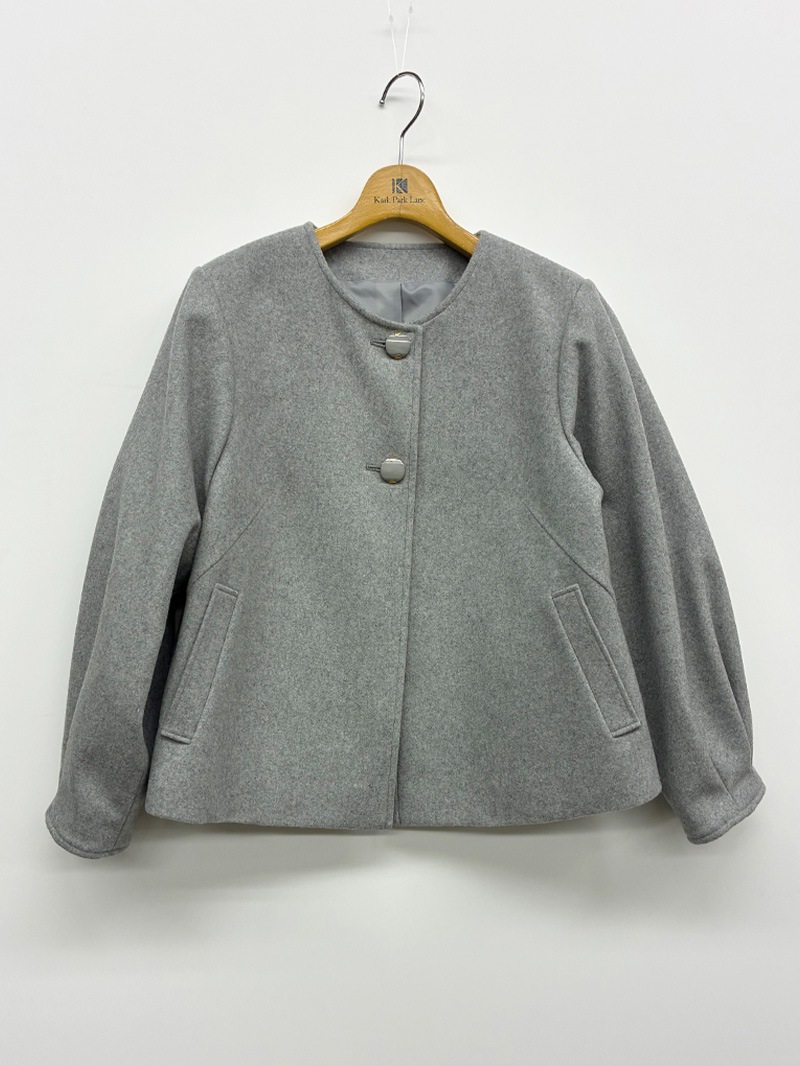 【30%OFF】ジャッカル ノーカラーショートコート