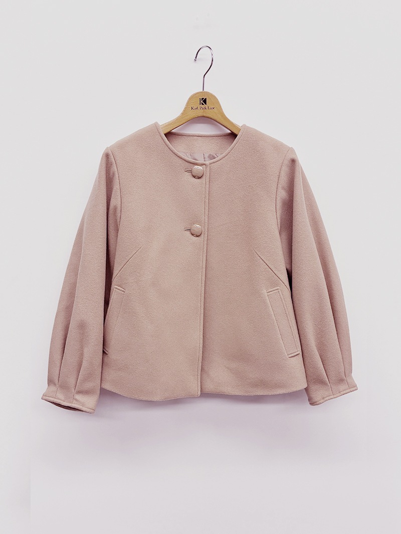 【30%OFF】ジャッカル ノーカラーショートコート