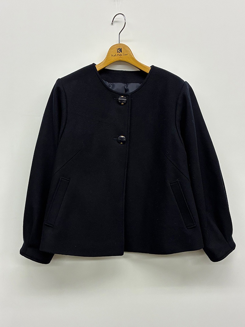 【30%OFF】ジャッカル ノーカラーショートコート