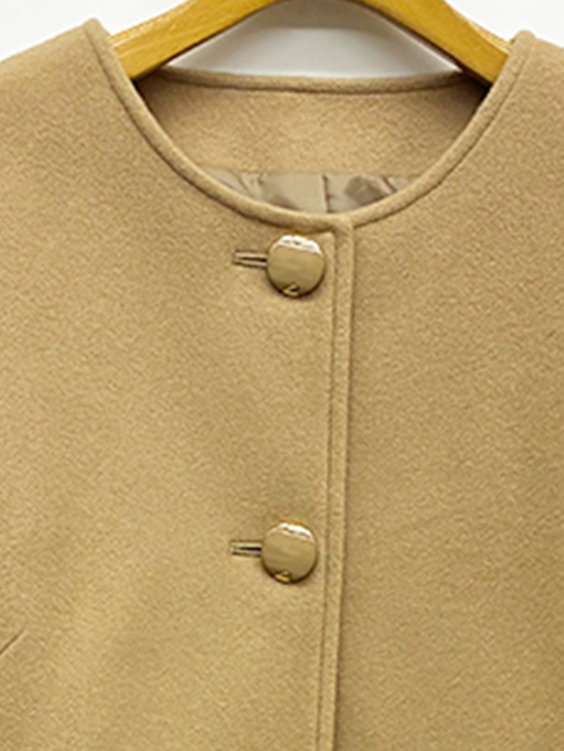 【30%OFF】ジャッカル ノーカラーショートコート