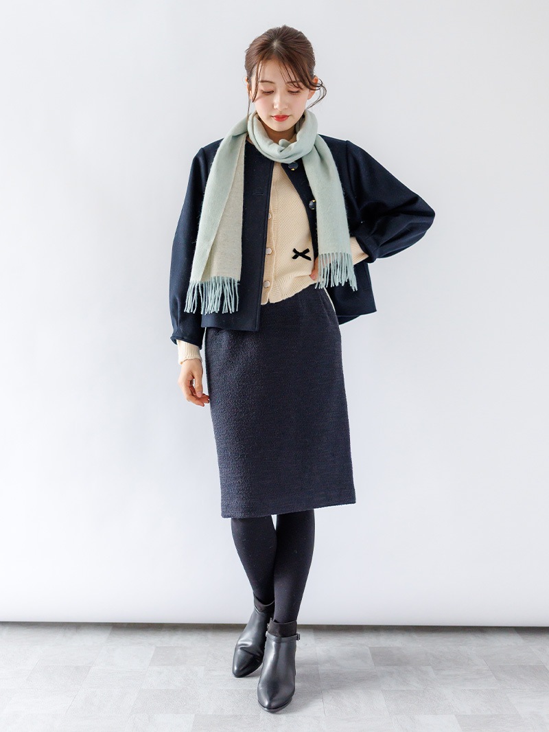 【30%OFF】ジャッカル ノーカラーショートコート