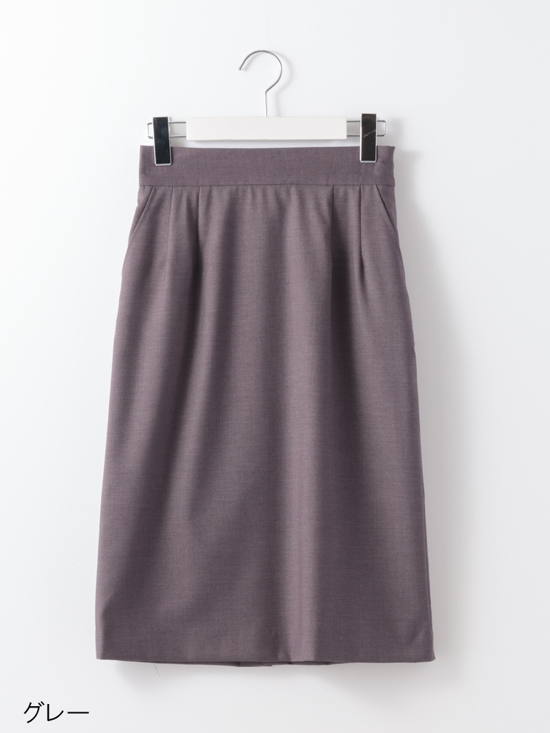 マイクロT/Rギャバストレッチウォッシャブルタイトスカート