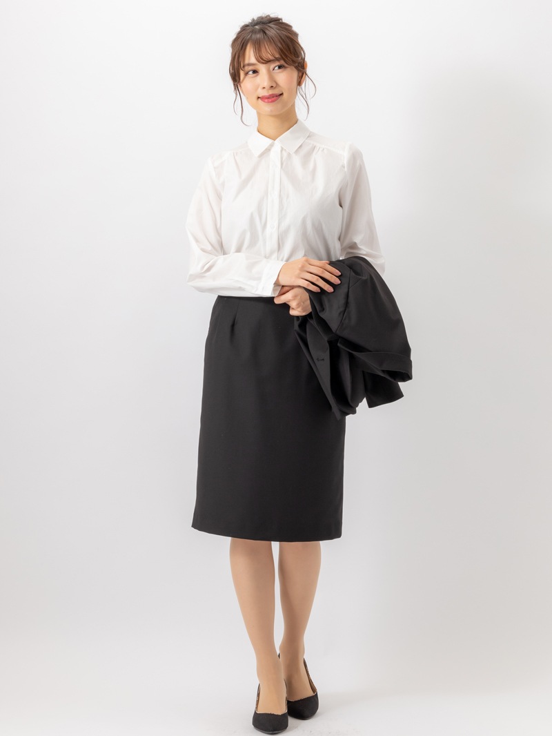 マイクロT/Rギャバストレッチウォッシャブルタイトスカート