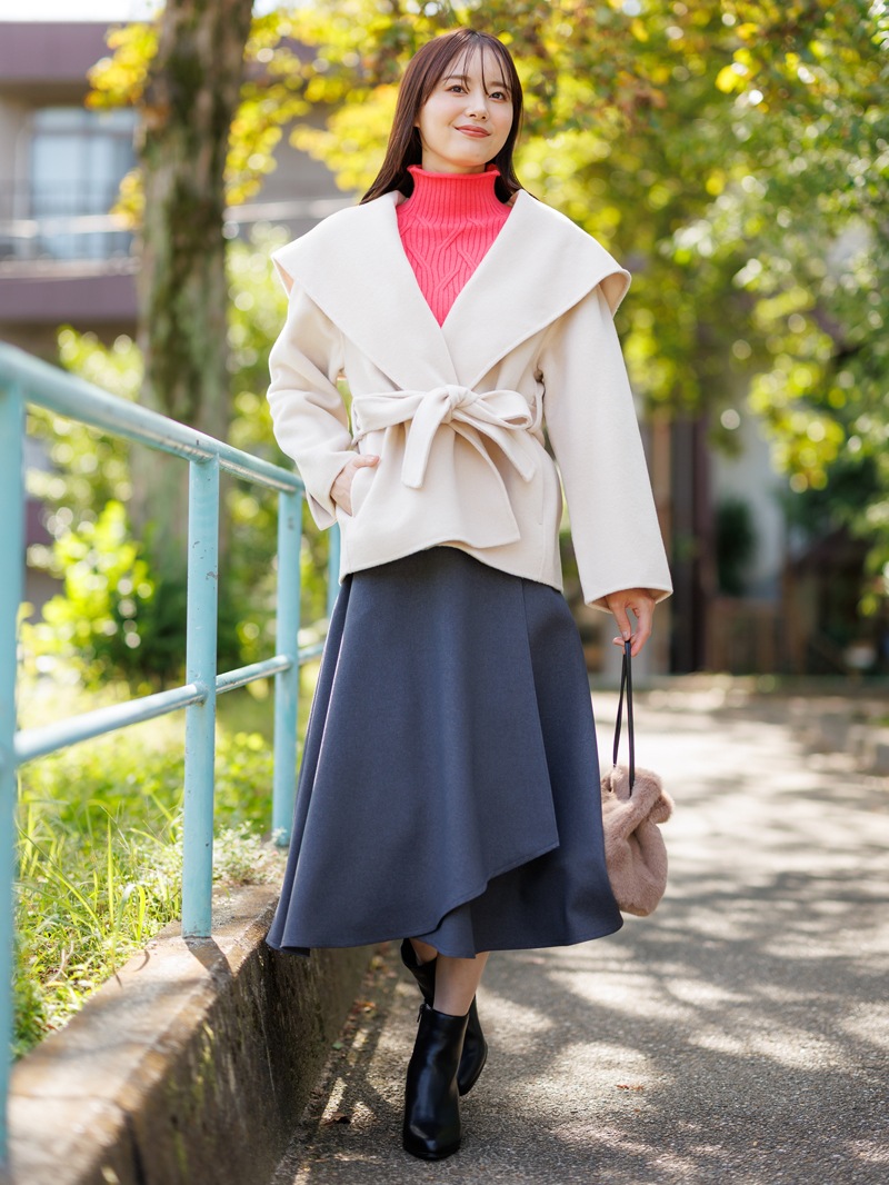 7Gケーブル ハイネックニット＜アウトレット均一価格＞