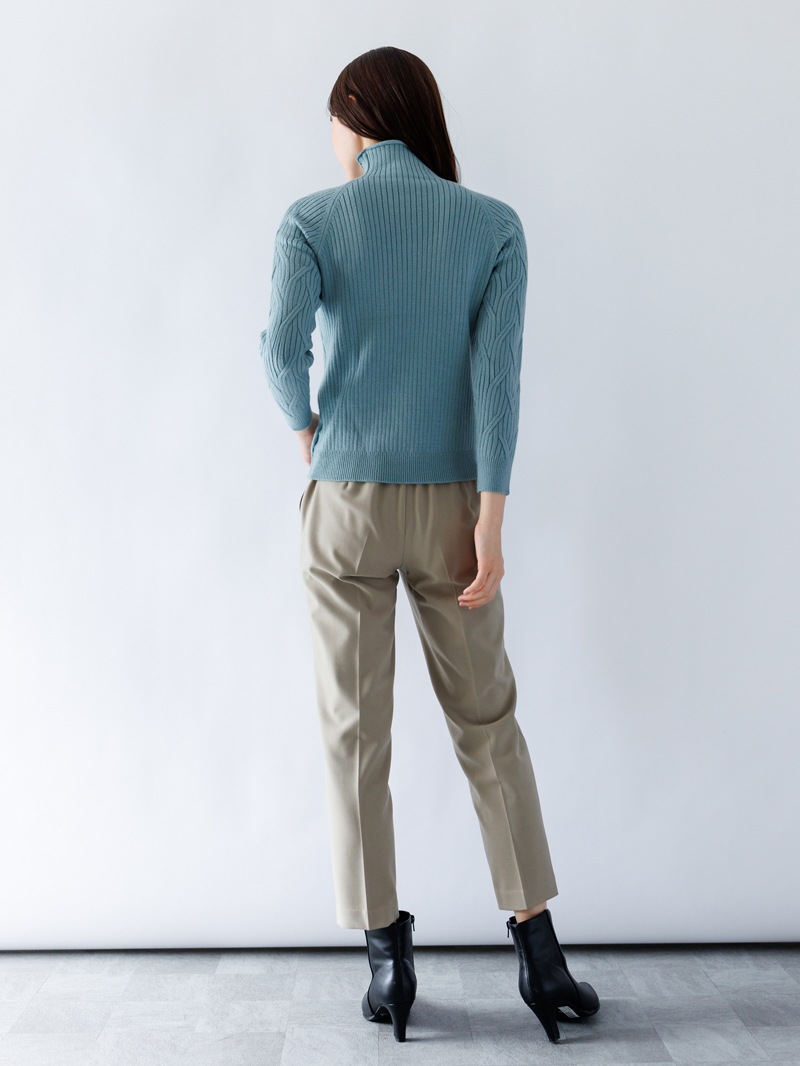 7Gケーブル ハイネックニット＜アウトレット均一価格＞