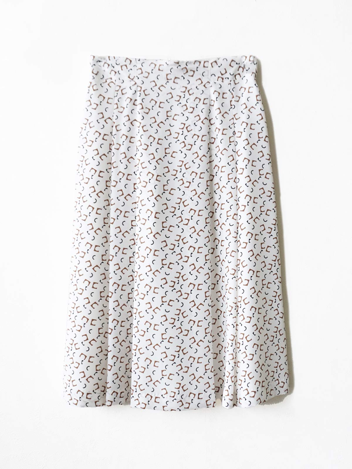 キカガクプリントタックスカート