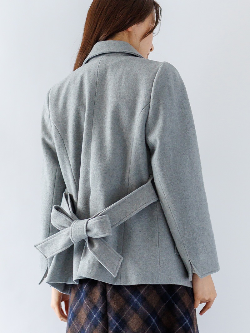 【30%OFF】ジャッカル 比翼ショートコート