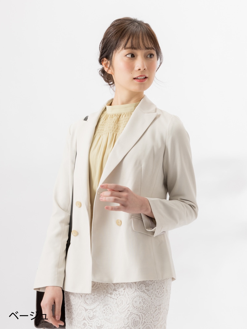 麻風ピークドラペルダブルブレストジャケット｜KarLParkLane Style