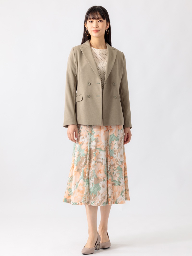 麻風ピークドラペルダブルブレストジャケット｜KarLParkLane Style