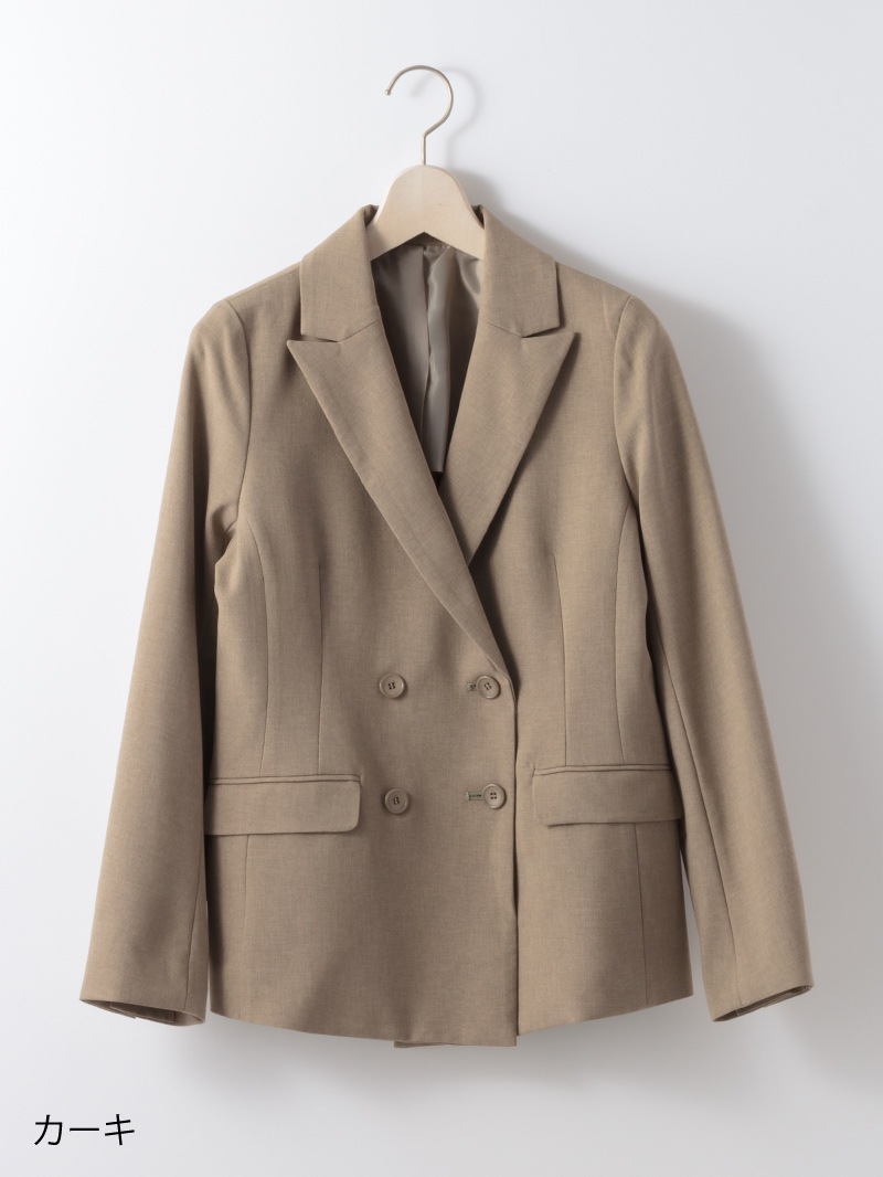 麻風ピークドラペルダブルブレストジャケット｜KarLParkLane Style