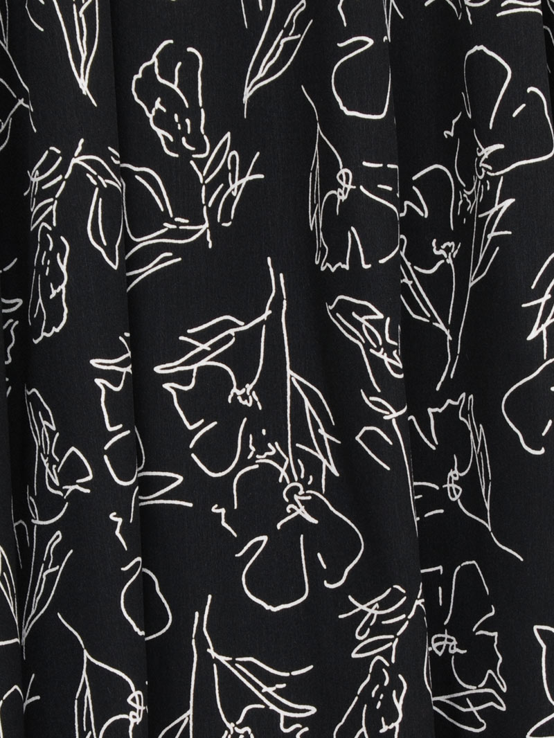 【均一価格】線画シャーリングワンピース＜春夏物アウトレット＞