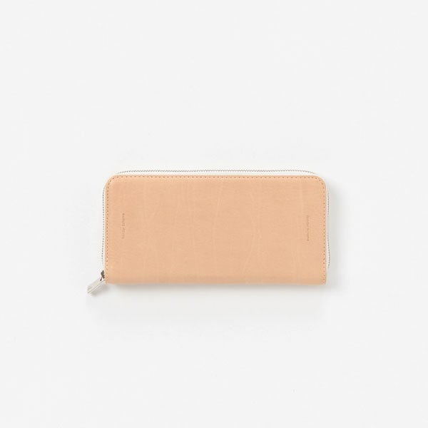 エンダースキーマ　long zip purse -natural-