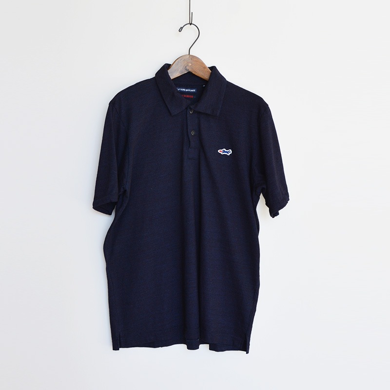 ティグルブロカンテ Indigo スラブ天竺 ポロシャツ unisex