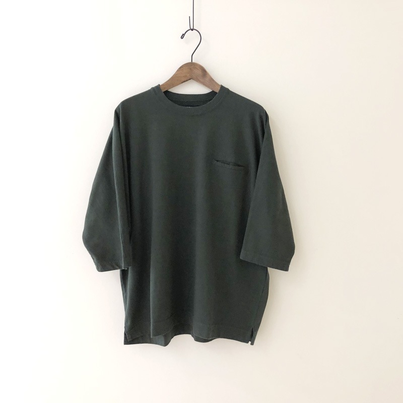 ティグルブロカンテ フェザー天竺 ストールマンT unisex カーキ