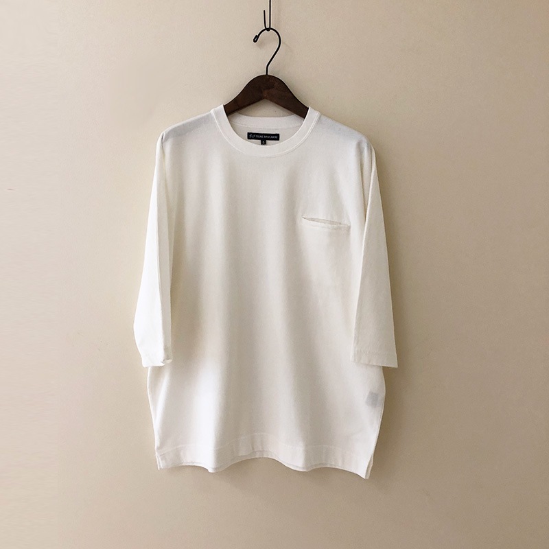 ティグルブロカンテ フェザー天竺 ストールマンT unisex ホワイト