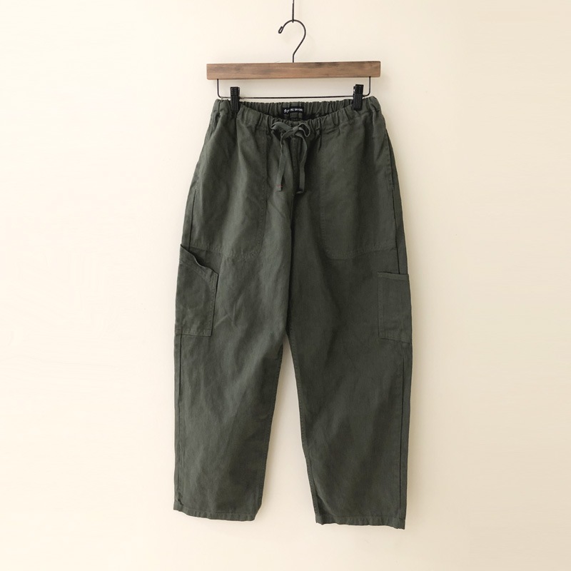 ティグルブロカンテ ピュアセームボースンパンツ unisex カーキ 人気商品・アウトレット BROCANTE TIGRE コットンナイロン M タゴサクパンツ レオパード その他
