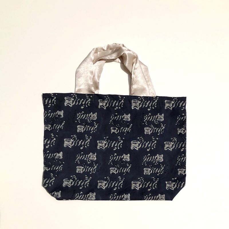 ティグルブロカンテ シンプルミドルトートバッグ-Navy