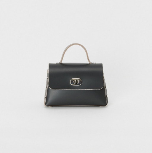 エンダースキーマ　assemble hand bag flap  S -black-