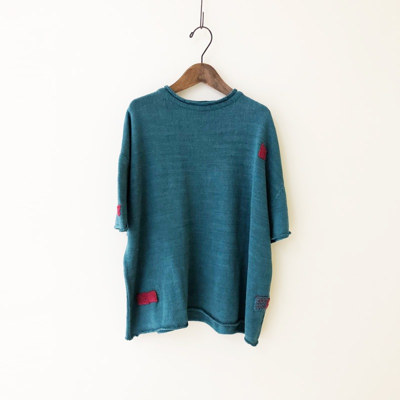 ティグルブロカンテ Patch up カットオフ ベニス S/ST unisex Light Blue