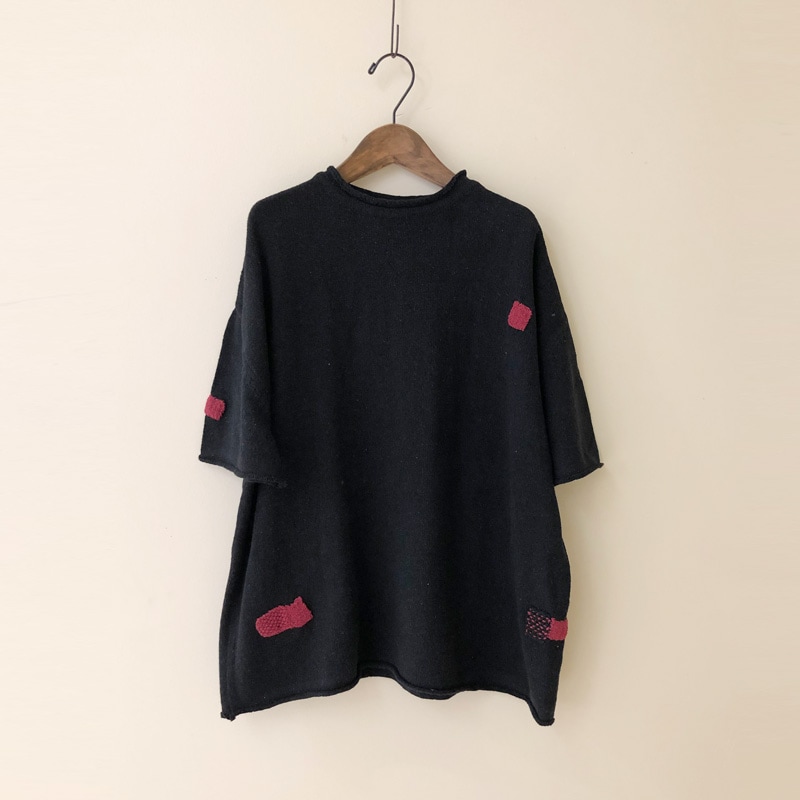 ティグルブロカンテ Patch up カットオフ ベニス S/ST unisex Black