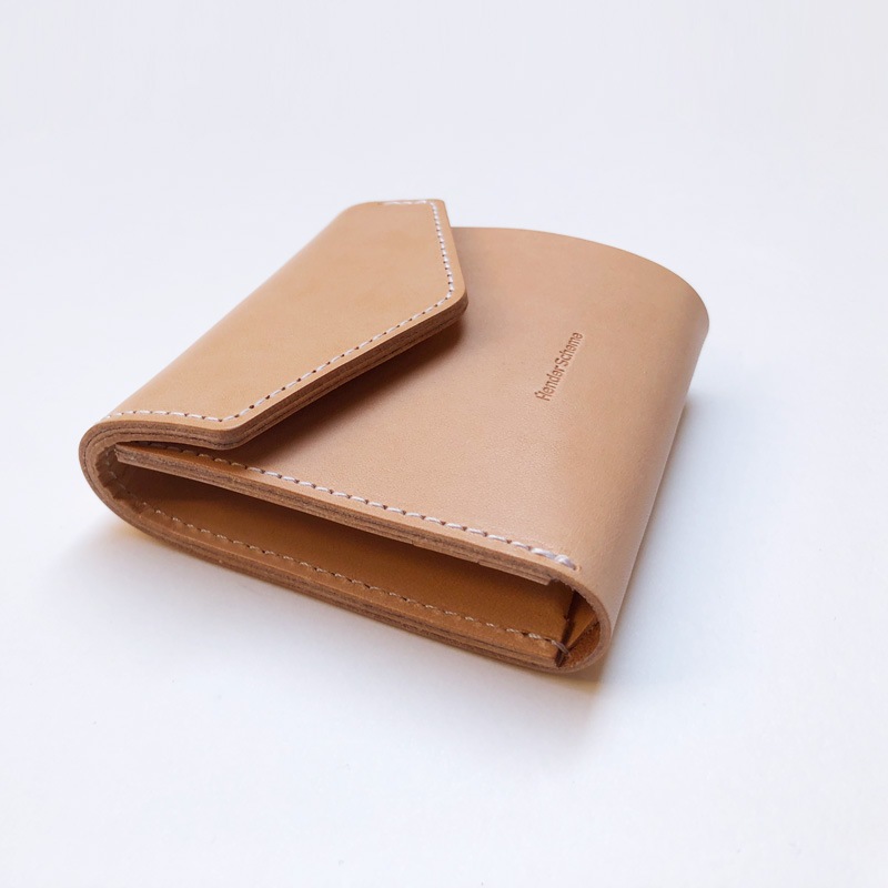 エンダースキーマ flap wallet -natural-