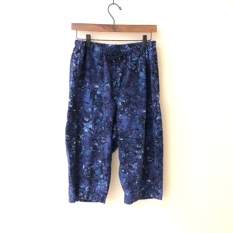 ティグルブロカンテ Q.B ハーフリネン タゴサク ショートパンツ unisex Blue