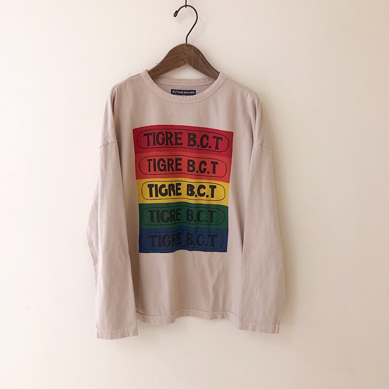 ティグルブロカンテ Rainbow TIGRE ベニスビーチ L/S T unisex Oyster