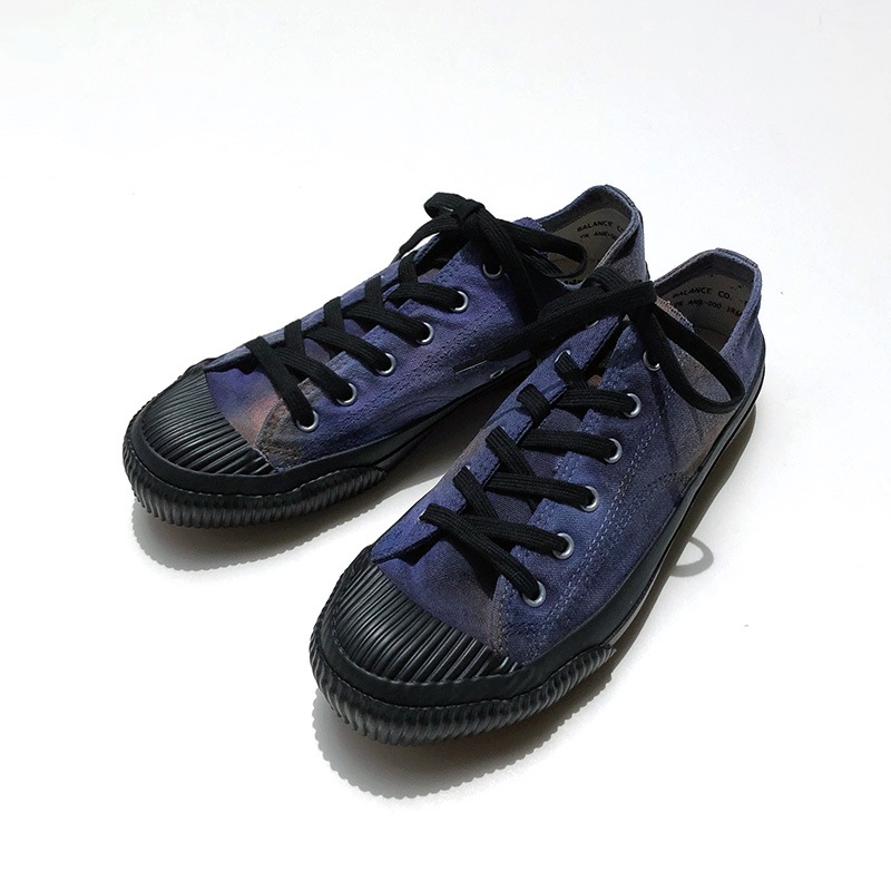 PRAS プラス SHELLCAP LOW Uneven Dye NAVY×BLACK