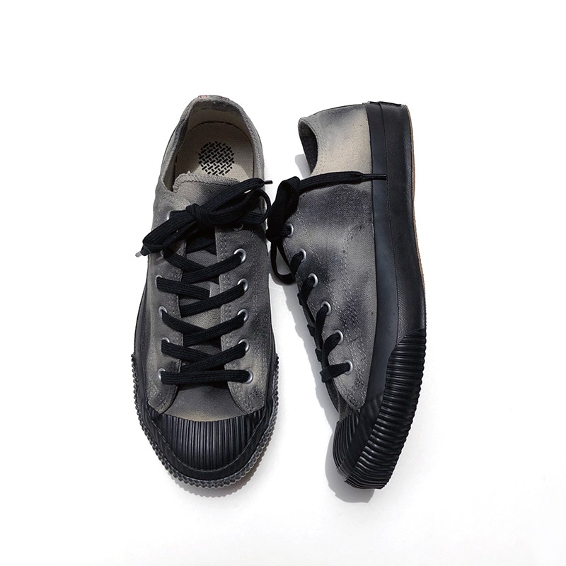 PRAS　プラス SHELLCAP LOW　Uneven Dye 　GRAY×BLACK