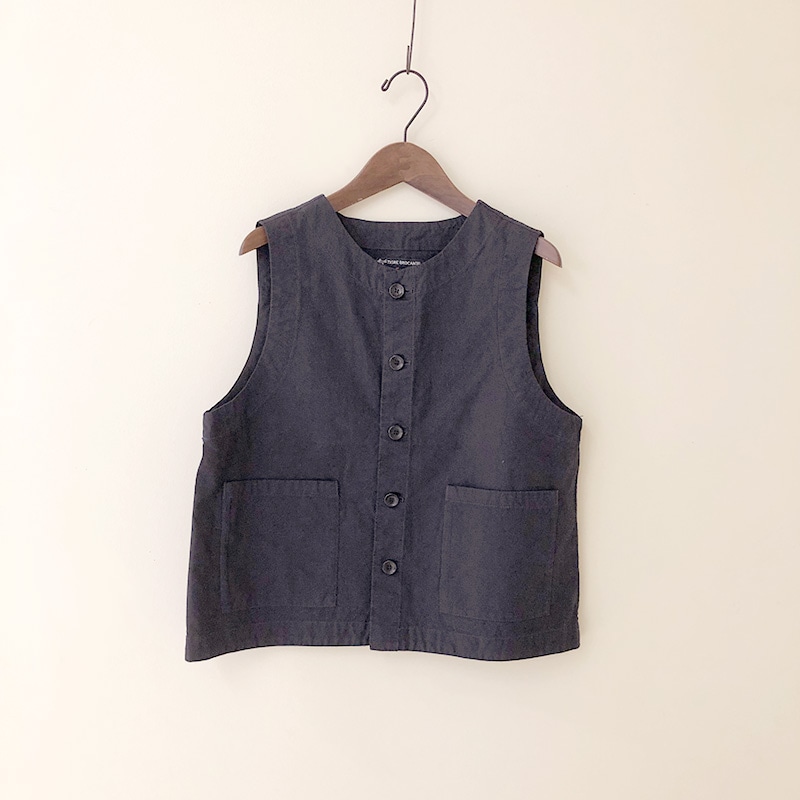 ティグルブロカンテ ジンバブエ オープンポケットベスト Night Navy