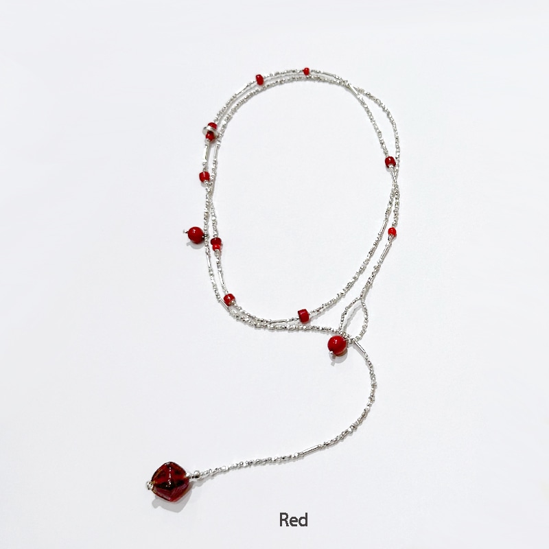 ティグルブロカンテ シルバーMIXロザリオネックレス