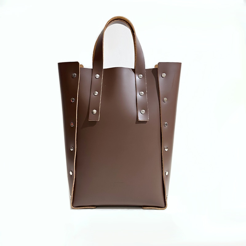 エンダースキーマ　assemble hand bag tall M -DarkBrown-　