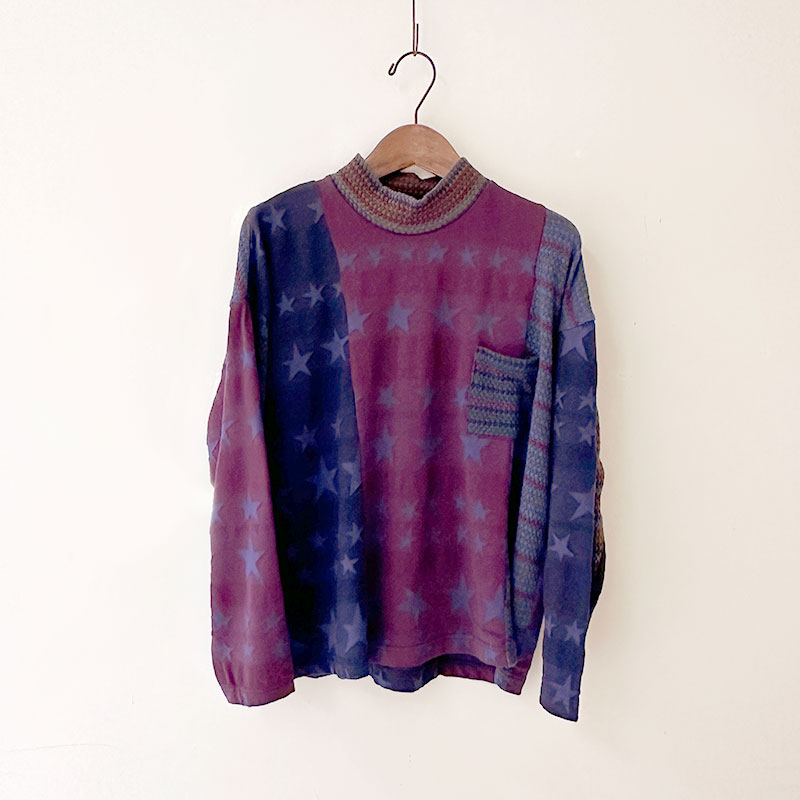 ティグルブロカンテ ORジャガードMIXモックネックベニスL/ST