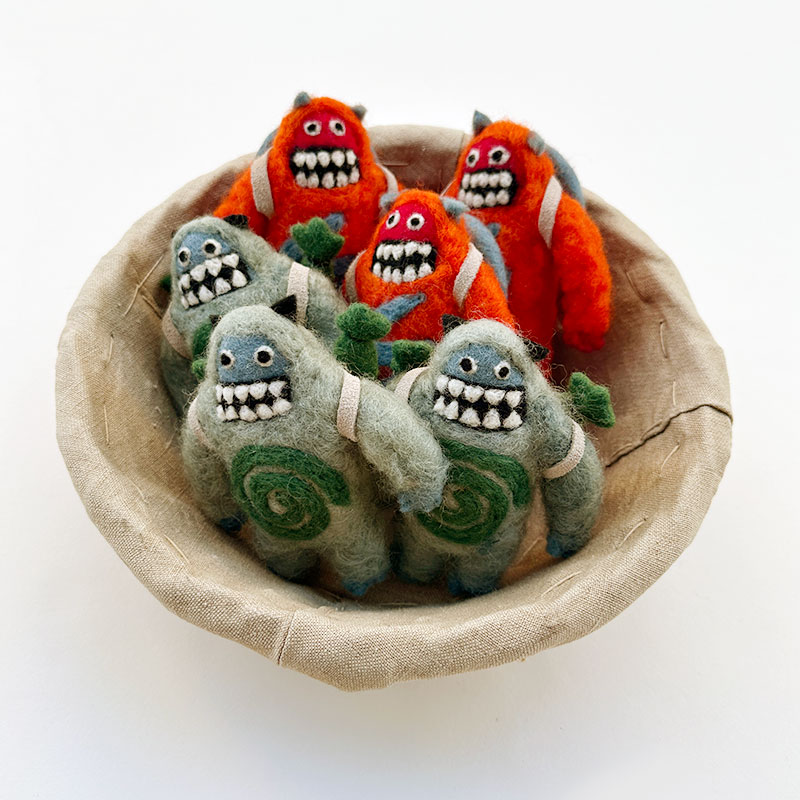 ティグルブロカンテ 風神雷神 イエティマスコット