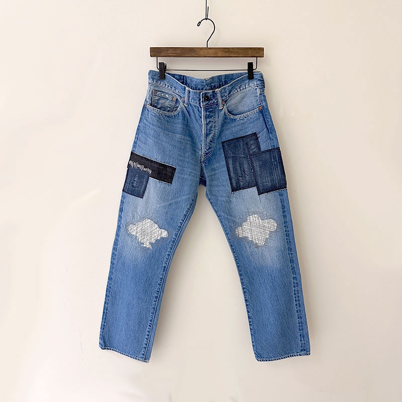 ティグルブロカンテ 12.75oz 5PKTストレートパンツ unisex Hand Damage