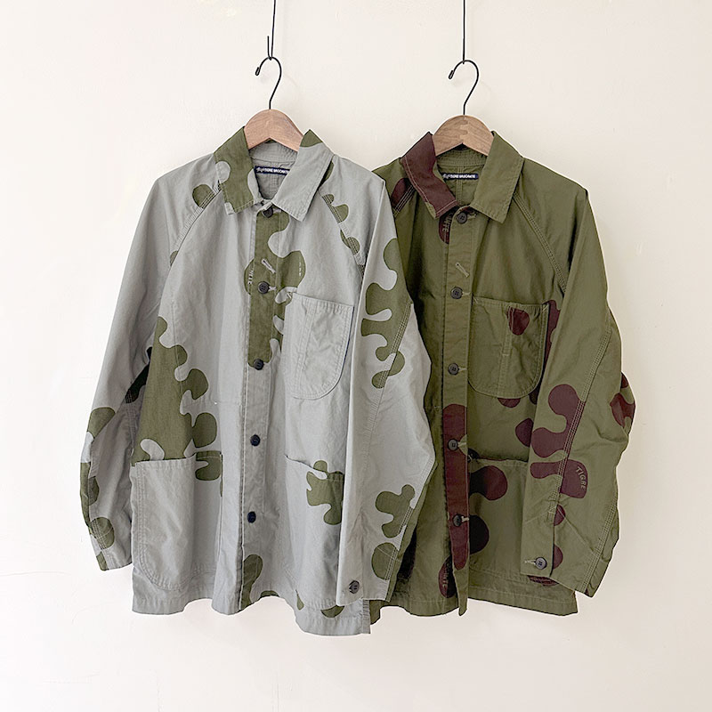 ティグルブロカンテ TBアメーバカモ ラグランカバーオール unisex