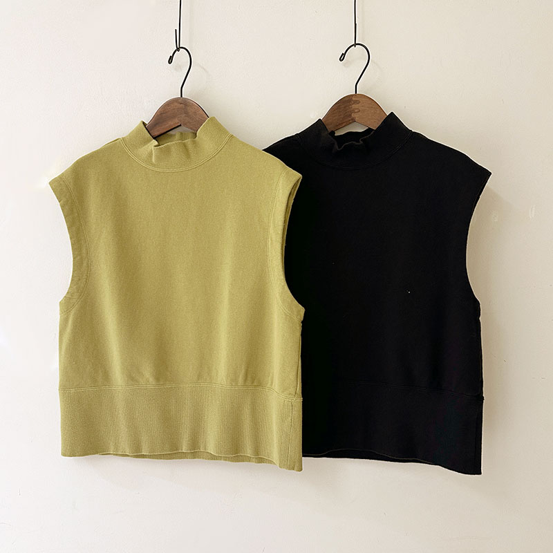 ティグルブロカンテ BD裏毛 ワイドリブベスト