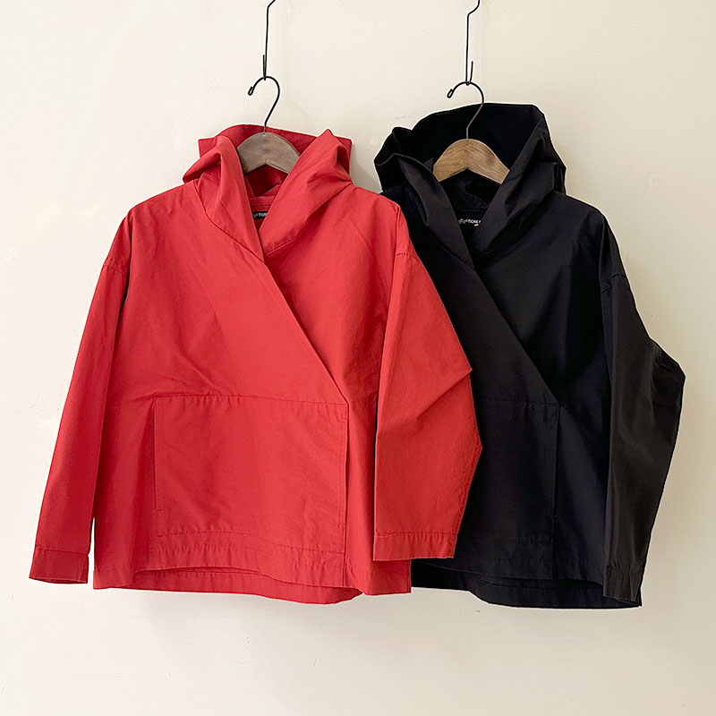 ティグルブロカンテ C/Nライトグログラン FoldUpフードシャツ