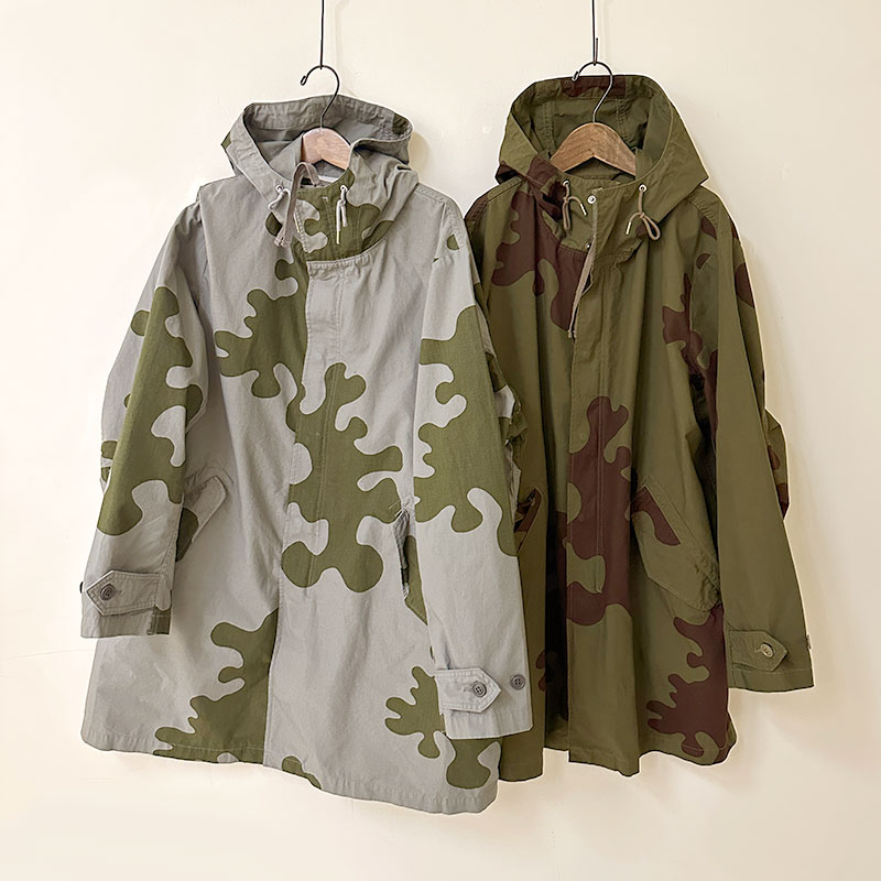 ティグルブロカンテ TBアメーバカモ モッズハーフコート unisex