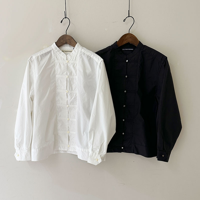 ティグルブロカンテ C/Tタイプライター チーパオ釦シャツ