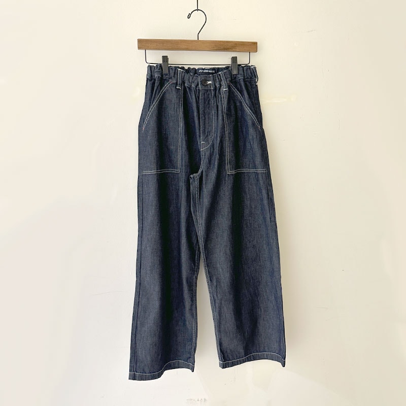 ティグルブロカンテ 6ozデニム サルクパンツ unisex Indigo