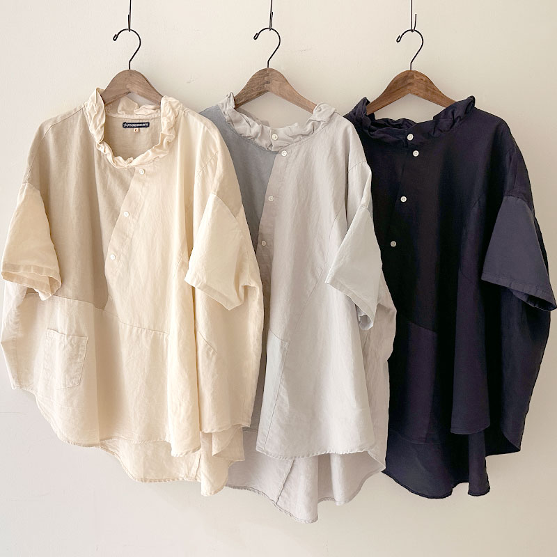 ティグルブロカンテ ミックスソリッド シャツ S/S | TIGRE BROCANTE