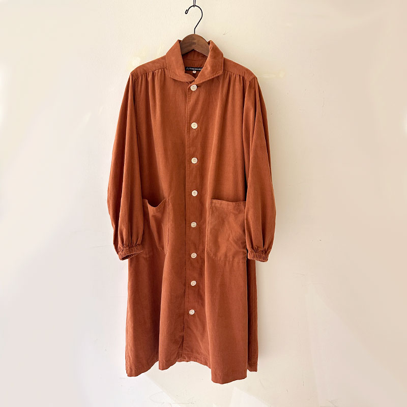 ティグルブロカンテ 21Wシャツコール コートワンピース Pink Brown