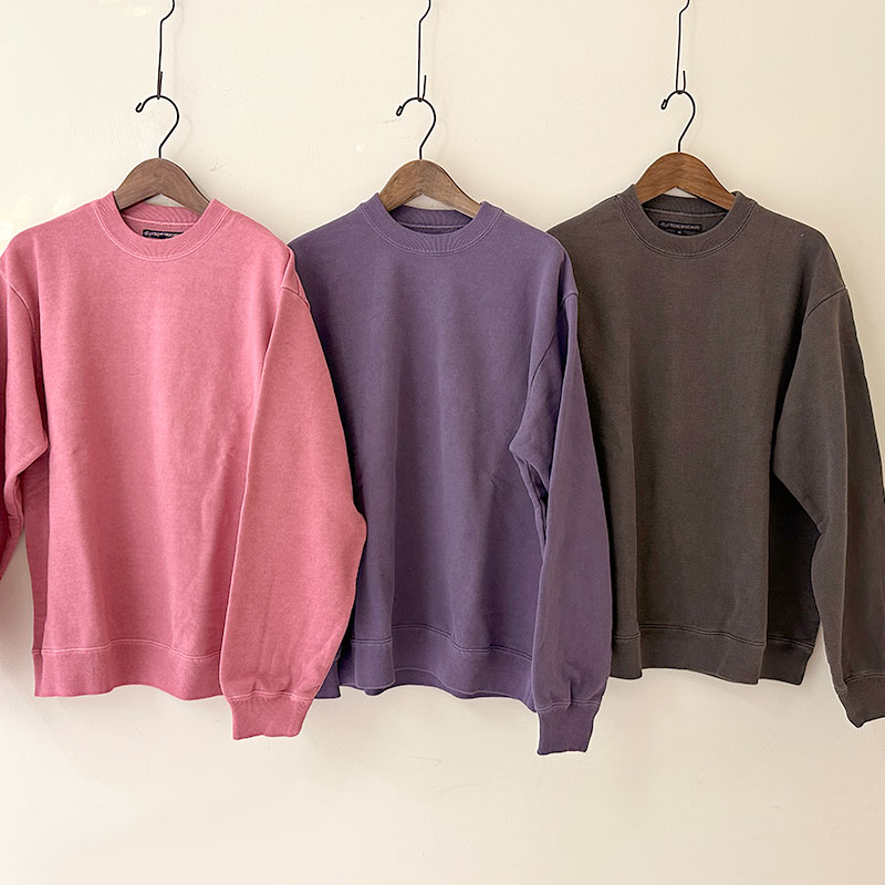 ティグルブロカンテ BD裏毛 レギュラークルーネックスウェット unisex